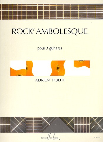 Rock ambolesque pour 3 guitares&nbsp;&nbsp;partition et parties&nbsp;&nbsp;