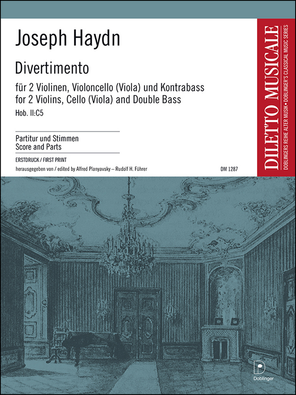 Divertimento Hob.II:C5&nbsp;&nbsp;für 2 Violinen, Cello (Viola) und Kontrabass&nbsp;&nbsp;