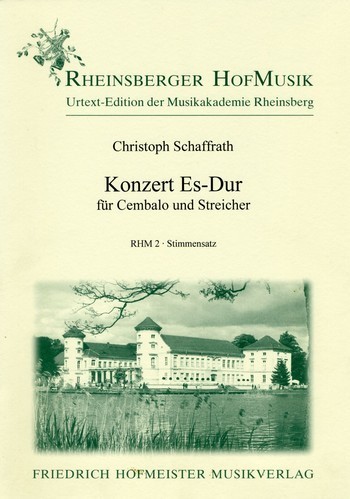 Konzert Es-Dur für Cembalo und Streicher  Stimmensatz (Cemb-4-3-2-3)  
