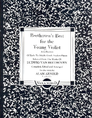 Beethoven's Best for the young  Violist for viola and piano  