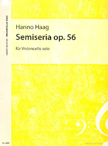 Semiseria op.56&nbsp;&nbsp;für Violoncello solo&nbsp;&nbsp;V e r l a g s k o p i e