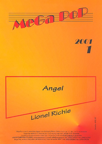 Angel: Einzelausgabe für Klavier  (mit Text)  Lionel Richie