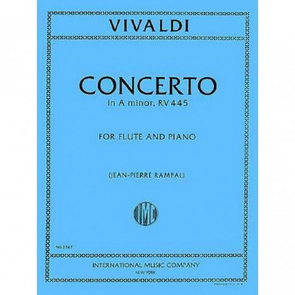 Concerto a minor F.VI:9  for flute and piano  