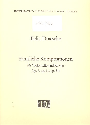 Sämtliche Kompositionen für  Violoncello und Klavier  
