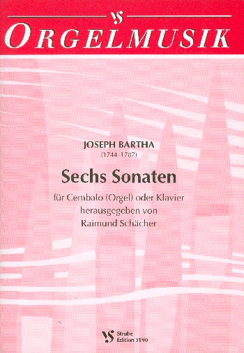 6 Sonaten für Cembalo (Orgel, Klavier)&nbsp;&nbsp;&nbsp;&nbsp;