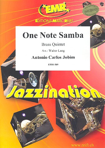 One Note Samba  for brass quintet  score and parts