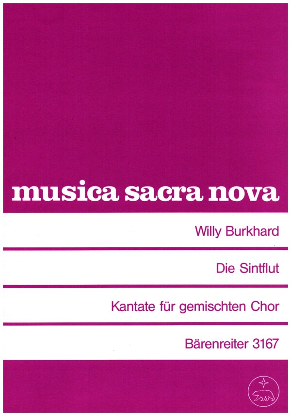 Die Sintflut  für gem Chor a cappella  Partitur