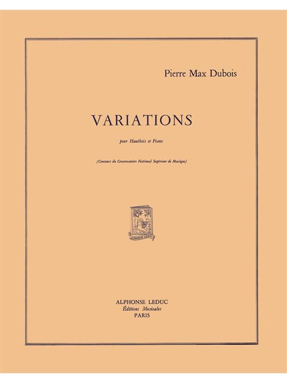 VARIATIONS POUR HAUTBOIS ET PIANO    
