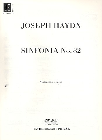 Sinfonie C-Dur Nr.82 Hob.I:82&nbsp;&nbsp;für Orchester&nbsp;&nbsp;Violoncello/Kontrabass
