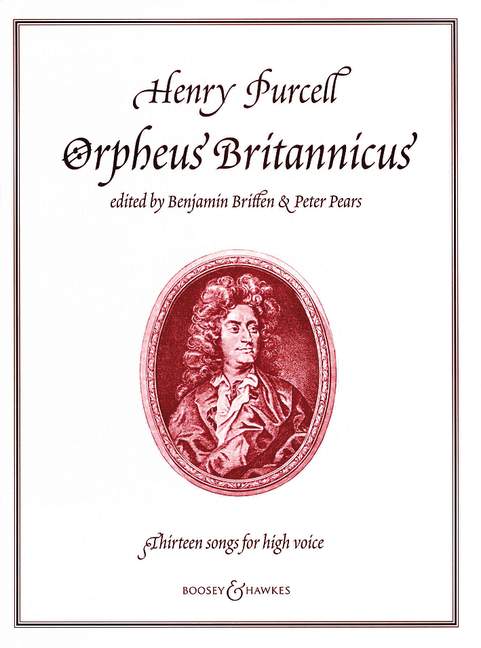 Orpheus Britannicus&nbsp;&nbsp;für hohe Singstimme und Klavier&nbsp;&nbsp;