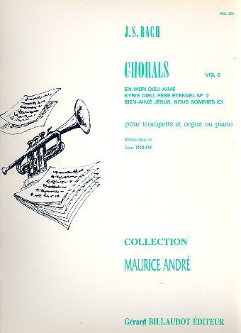Chorals vol.6 pour trompette et&nbsp;&nbsp;orgue ou piano&nbsp;&nbsp;