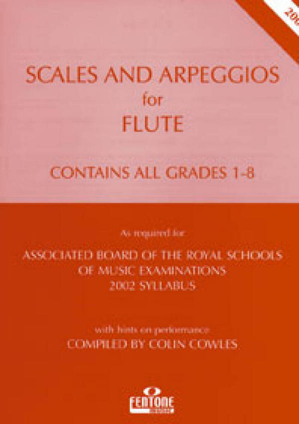 Scales and Arpeggios Grades 1-8&nbsp;&nbsp;for flute&nbsp;&nbsp;