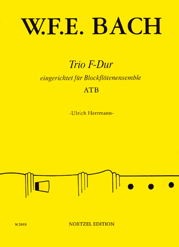 Trio F-Dur&nbsp;&nbsp;für 3 Blockflöten (ATB)&nbsp;&nbsp;Partitur und Stimmen