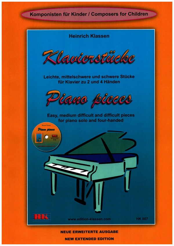 Klavierstücke (+CD)   für 2 und 4 Hände  