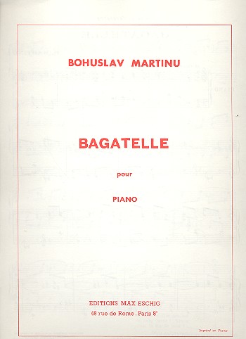 BAGATELLE   pour piano  