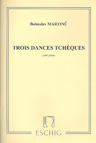 3 danses tcheques   pour piano  