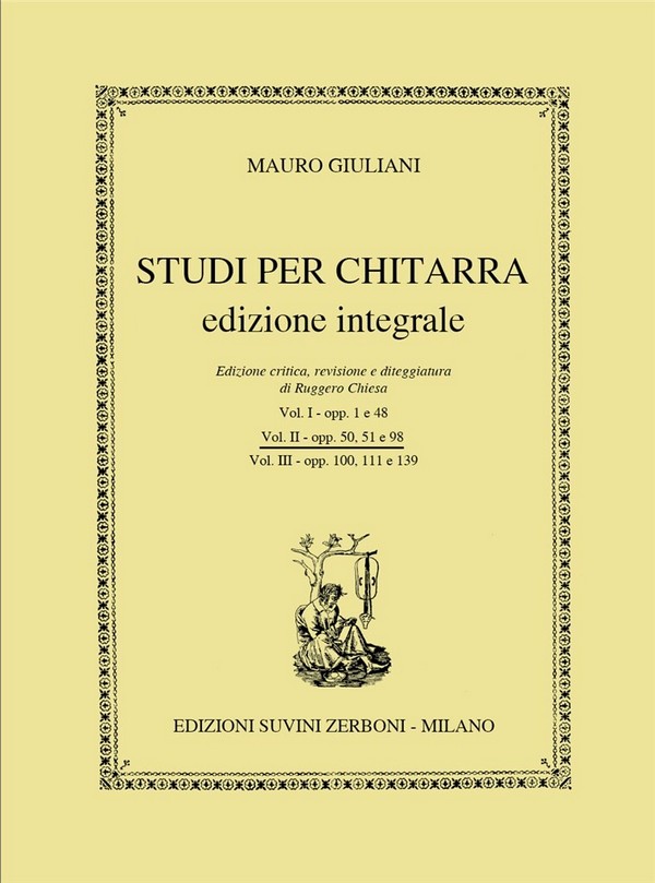 Studi op.50, op.51e op.98 vol.2 &nbsp;&nbsp;per chitarra&nbsp;&nbsp;