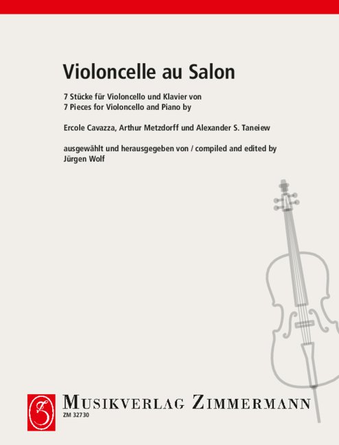Violoncelle au salon - 7 Stücke&nbsp;&nbsp;für Violoncello und Klavier&nbsp;&nbsp;