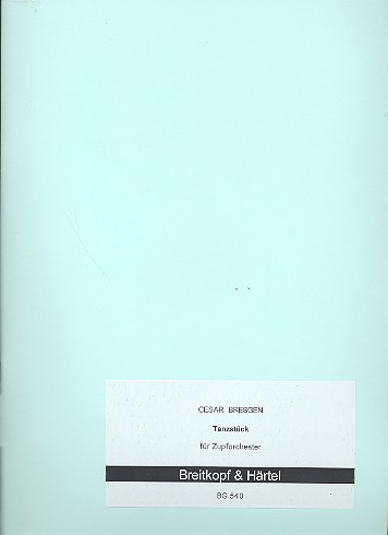 Tanzstück für Zupforchester&nbsp;&nbsp;Partitur&nbsp;&nbsp;