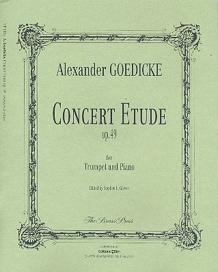 Concert Etude op.49  for trumpet and chamber orchestra  for trumpet and piano