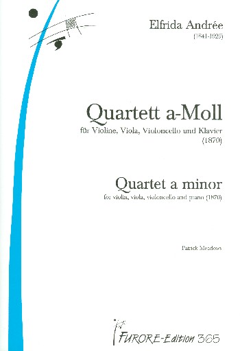 Quartett a-Moll   für Klavier und Streichtrio  Stimmen