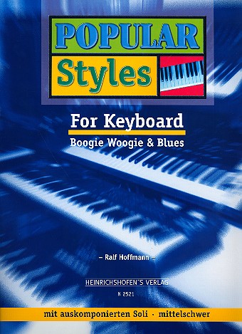 Popular Styles for Keyboard&nbsp;&nbsp;vol.1 boogie woogie and blues&nbsp;&nbsp;