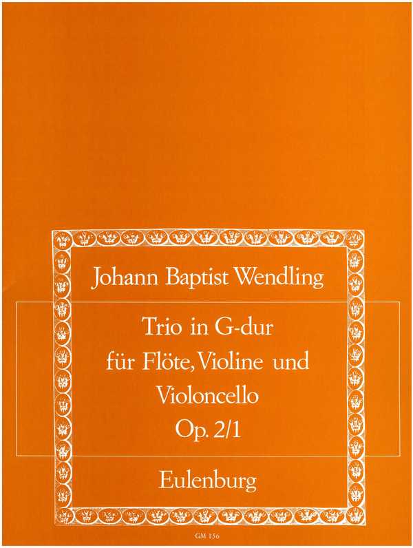 Trio G-Dur op.2,1  für Flöte, Violine und Klavier  