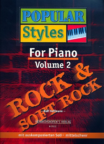 Popular Styles for piano vol.2&nbsp;&nbsp;Rock & Soft Rock&nbsp;&nbsp;