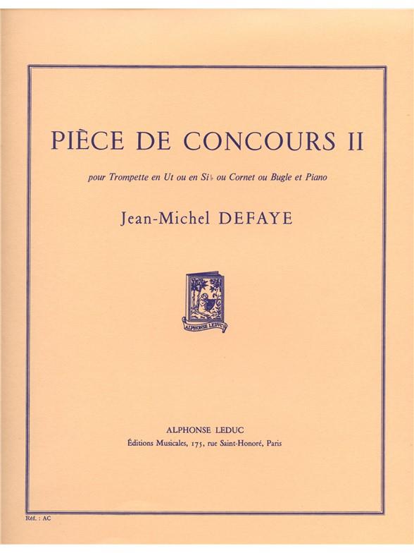 Pièce de concours vol.2 pour&nbsp;&nbsp;trompette en ut ou en sib ou cornet&nbsp;&nbsp;et piano