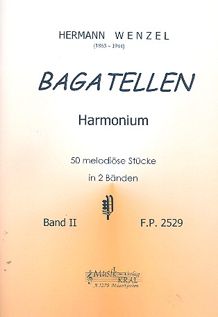 Bagatellen Band 2 (Nr.26-50)  für Harmonium  Verlagskopie