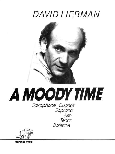 A moody Time  for 4 saxophones (SATB)  score and parts