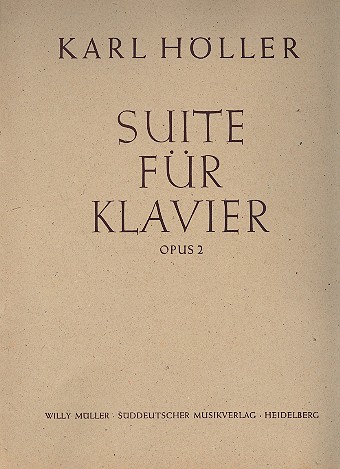 Suite op.2  für Klavier  