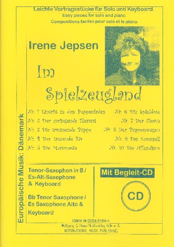 Im Spielzeugland (+CD)&nbsp;&nbsp;für Saxophon (A/T) und Klavier&nbsp;&nbsp;
