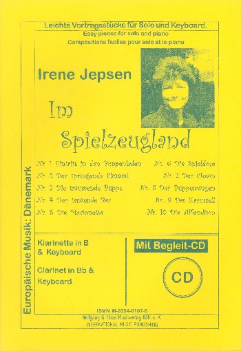 Im Spielzeugland (+CD)&nbsp;&nbsp;für Klarinette und Klavier&nbsp;&nbsp;
