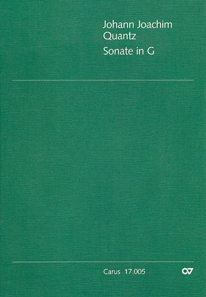 Sonate G-Dur QV1:110  für Flöte und Bc  