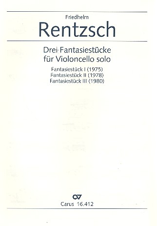3 Fantasiestücke&nbsp;&nbsp;für Violoncello&nbsp;&nbsp;