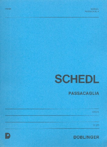 Passacaglia  für Orgel  