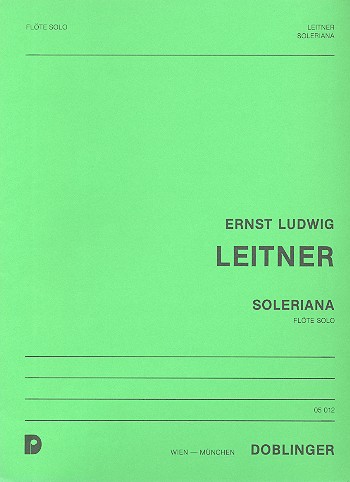 SOLERIANA FUER FLOETE SOLO    