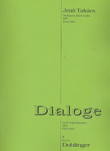 Dialoge nach Vogelstimmen für Flöte    