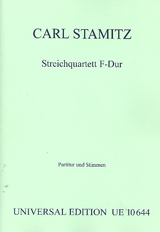 Streichquartett F-Dur op.4,4&nbsp;&nbsp;Partitur und Stimmen&nbsp;&nbsp;