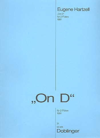 On D  (1991)  für 2 Flöten  Spielpartitur