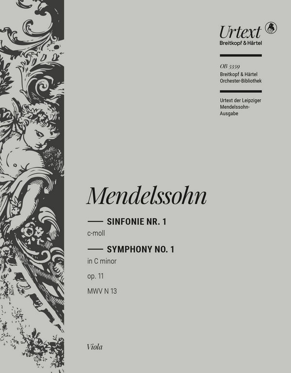 Sinfonie c-Moll Nr.1 op.11&nbsp;&nbsp;für Orchester&nbsp;&nbsp;Viola