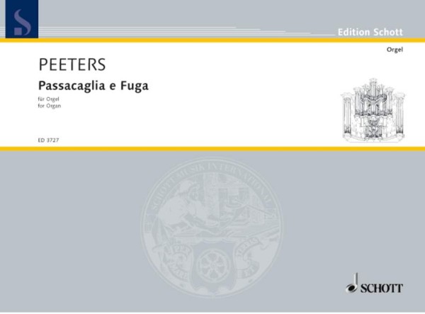 Passacaglia e Fuga op. 42&nbsp;&nbsp;für Orgel&nbsp;&nbsp;
