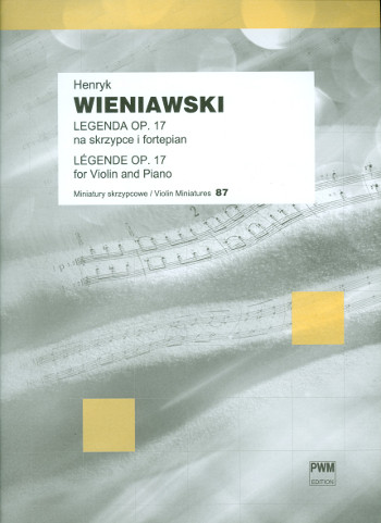 Legenda  für Violine und Klavier  