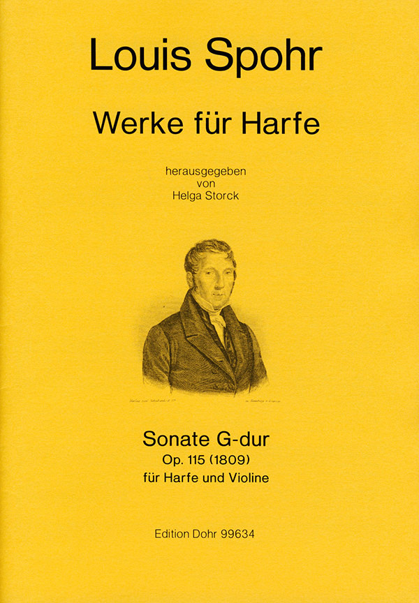 Sonate G-Dur op.115 für Harfe und  Violine  