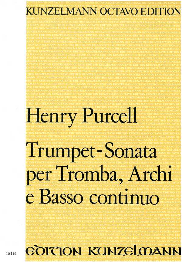 Trumpet-Sonata&nbsp;&nbsp;für Trompete, Streicher und Bc&nbsp;&nbsp;Partitur