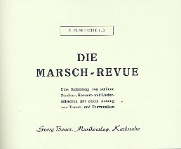 Die Marsch-Revue&nbsp;&nbsp;für Blasorchester&nbsp;&nbsp;Klarinette 2
