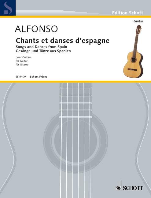 CHANTS ET DANSES D'ESPAGNE POUR  GUITARE  