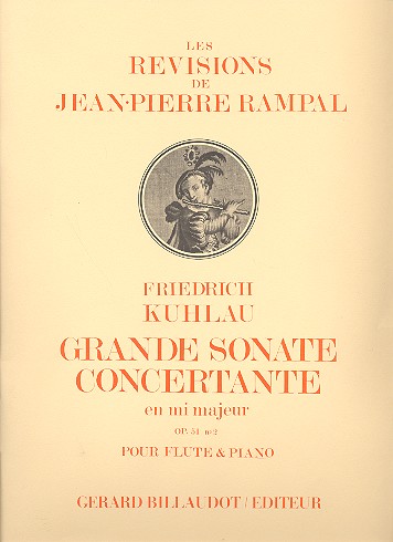 GRANDE SONATE CONCERTANTE MI MAJEUR&nbsp;&nbsp;OP.51,2 POUR FLUTE ET PIANO&nbsp;&nbsp;RAMPAL, J.-P., ED.