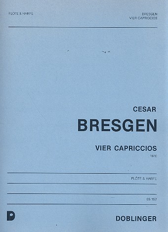 4 Capriccios für Flöte und Harfe    